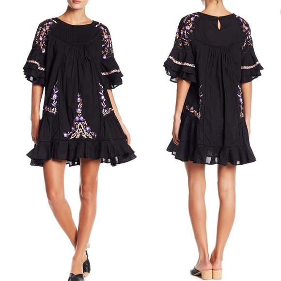Free People floral embroidery dress - Picture 5 of 5